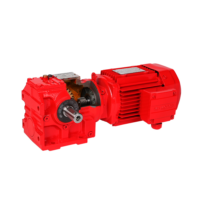 S series helical gear-worm gear motor