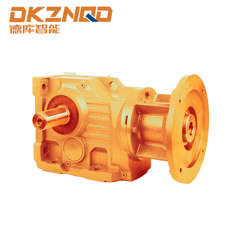 K Series IEC Input Flange Helical-Bevel Reducer na may Solid Shaft
