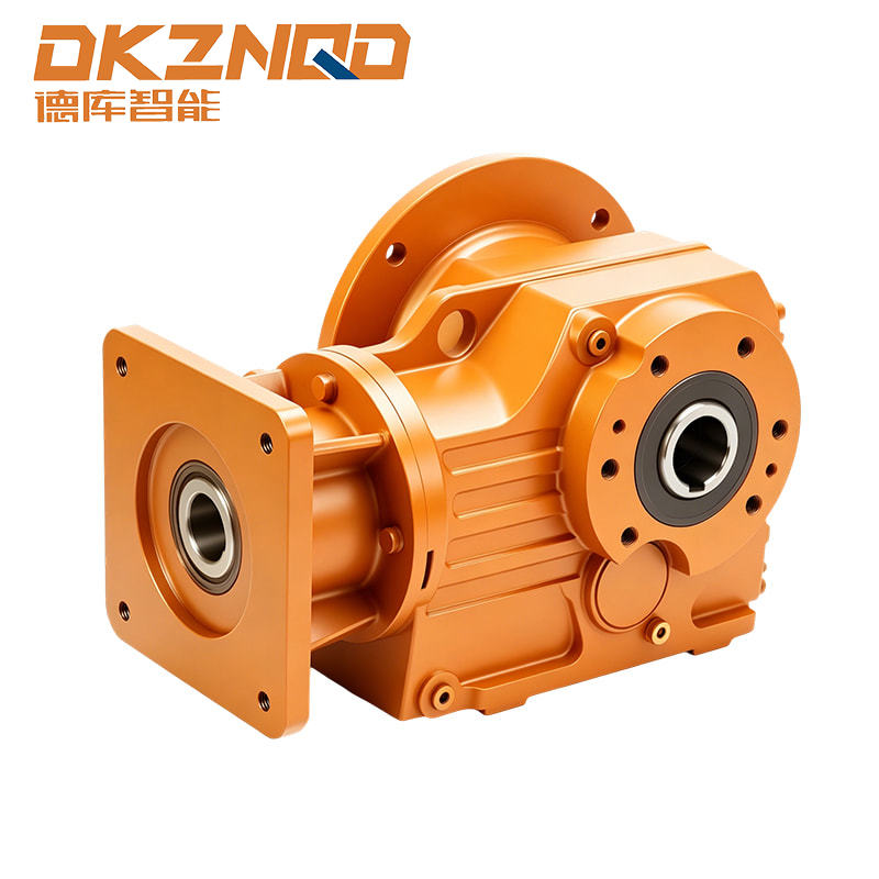 K Series Right Angle Helical-Bevel Gearbox na may Solid Output Shaft